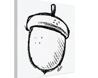 Elon Acorn Skizze Leinwand