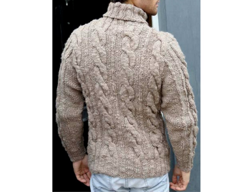 Men's Sweater Pattern Crochet Sweaters Pattern Men's Knit Sweater PDF