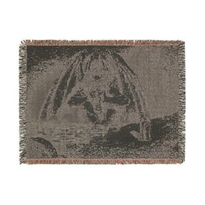 Gustave Doré Dante's Inferno Satan Lucifer Woven Cotton Throw Blanket Tapestry – Divine Comedy Art image 8
