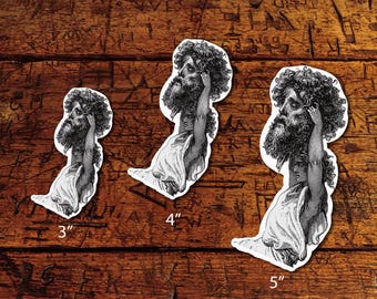 Gustave Dore's David and Goliath Kiss-Cut Sticker
