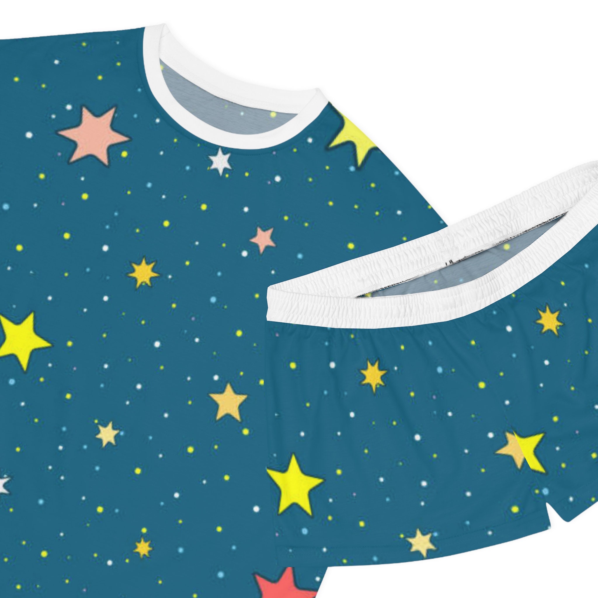 Stars Pajamas Set, Women Sleepwear