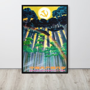 Vive le PCC, 1979 [RARE & RESTAURÉ] - Affiche de propagande écologique chinoise