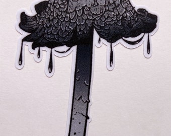 Shaggy Inkcap - Vinyl Sticker