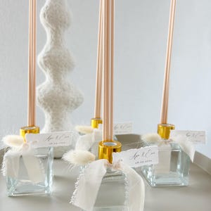 Bomboniera con bastoncini profumati | Bomboniera per matrimonio | Regalo per addio al nubilato | Decorazione per profumazione della casa