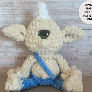 Clyde the Baby Cyclops-Pattern-Intermediate level-ENGLISH ONLY