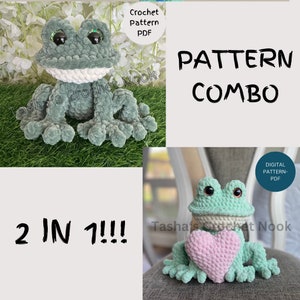 Lily the Frog Pattern and Poppy the frog combo pack-Intermediate level-English Only