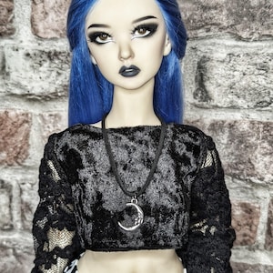 Halskette für 1/3 SD BJD oder Smart Doll - Halbmond Anhänger