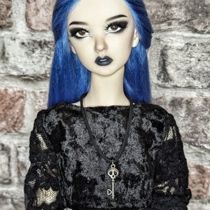Skelett Schlüssel Anhänger Halskette für 1/3 SD BJD oder Smart Doll