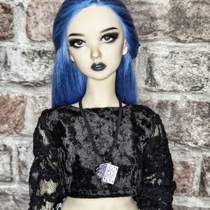 Puppenhalskette für 1/3 SD BJD oder Smart Doll - Tarot Karten Anhänger