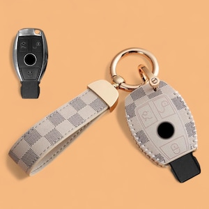 Remote Key Fob Cover Case for Mercedes A C E S G M Class clk CLS sl SLK PU Leather