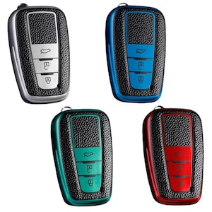 Car Key Case Cover Fits Toyota CHR C-HR Prado Prius Camry Corolla RAV4 2017-2019