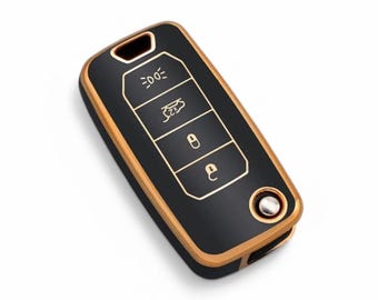 Funda para llave de coche con mando a distancia de 2/3/4 botones para Jeep Renegade Compass, accesorios de protección