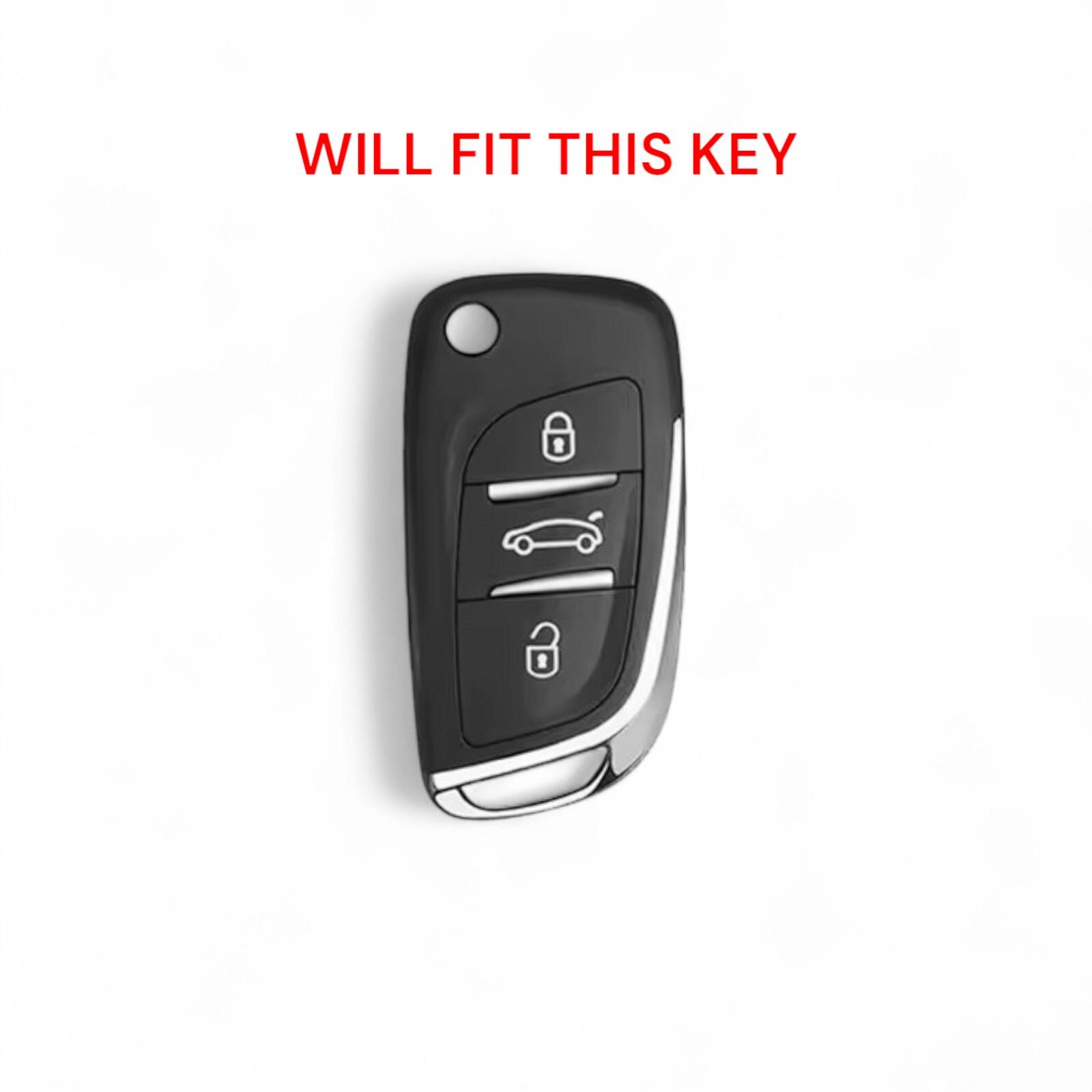 ShnminEU 2 Tasti Guscio Chiave Auto per Citroen Peugeot CE0536 207 307