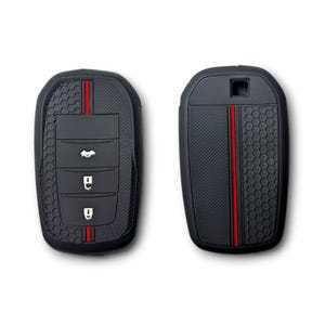 Schlüsseletui kompatibel für BMW Corolla Yaris Auris RAV4 AYGO 2/3 Tasten Abdeckung