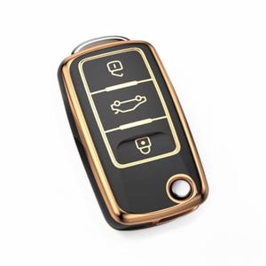 Autosleutelhoes VW, VW Golf sleutelkastje, sleutelhoesje voor VW Polo Passat Skoda Seat 3