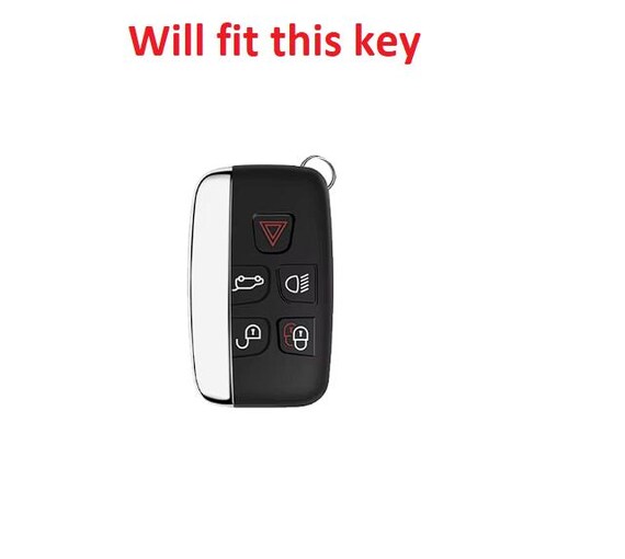 Cover Chiave In Lega Di Zinco A 5 Pulsanti Per Land Rover E Jaguar, Compatibile Con Velar, Defender, Discovery, Evoque, Sport, Vogue, Freelander 2, Colore Gun Black - 4