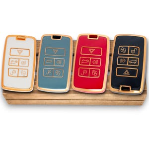 Key Fob Cover for Land Range Rover Discovery Rover Sport 2018 2019 and Jaguar XF 2021 Key Accessories Keyless Key Case Shell