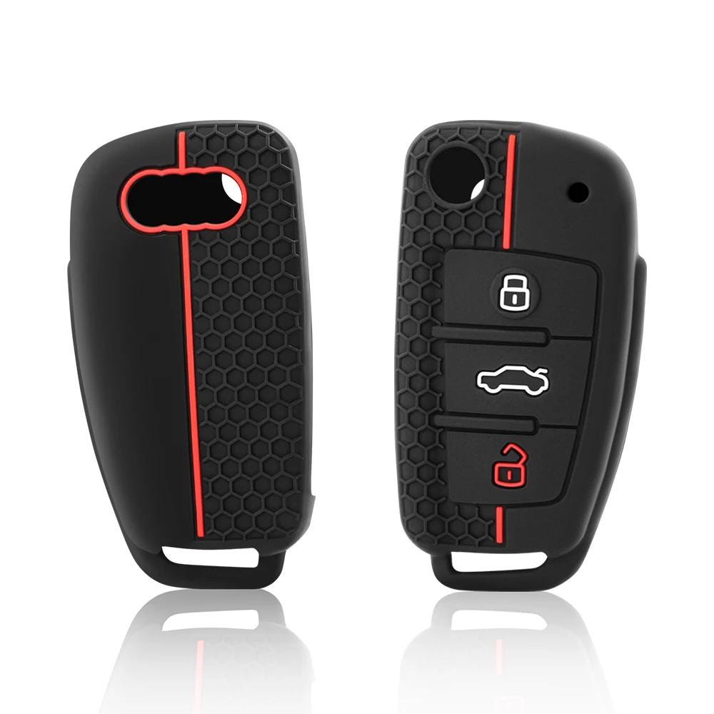 Silicone Remote Key Fob Cover Case Fits For Audi A1 S1 A2 A3 S3 A5 A6 RS4 TT