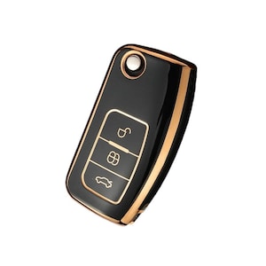 For Ford Key Fob Case Cover compatible with Fiesta Focus Mondeo C-Max Galaxy