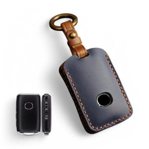 Genuine Leather Car Remote Key Fob Case Cover Bag For Mazda 3 6 CX-5 CX-9 CX-30