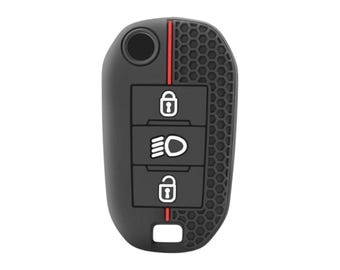 Car Key Case Compatible with Peugeot 208 308 408 508 2008 30 Silicone Cover