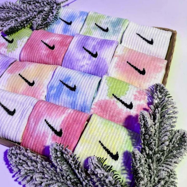 Nike Tie Dye High Crew Socks Set 1 Pair