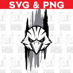 Eagle Ripping SVG Eagle SVG Eagle Mascot svg Eagle team svg Eagles SVG for Cricut or Silhouette School Spirit svg School Mascot Vector File