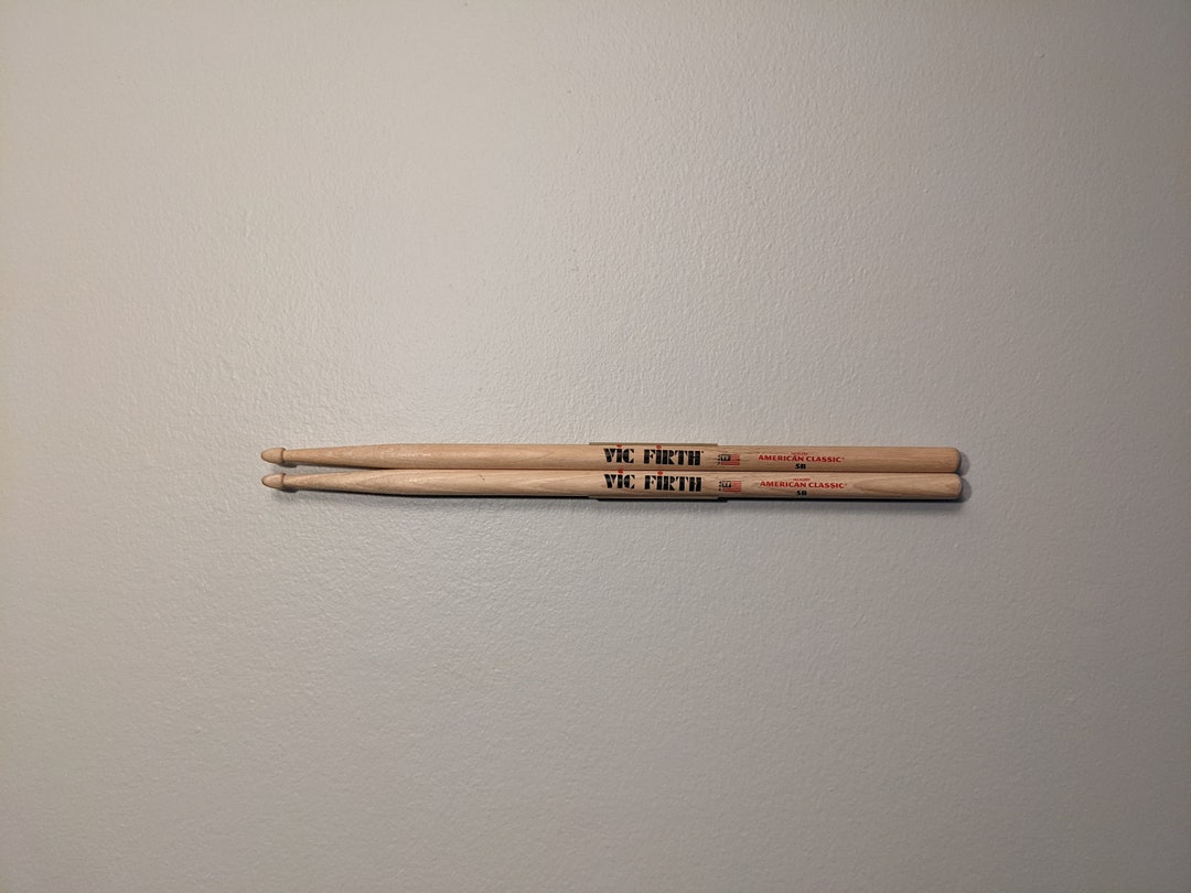 Minimalist invisible Drum Stick Display Wall Mount for 5B .595