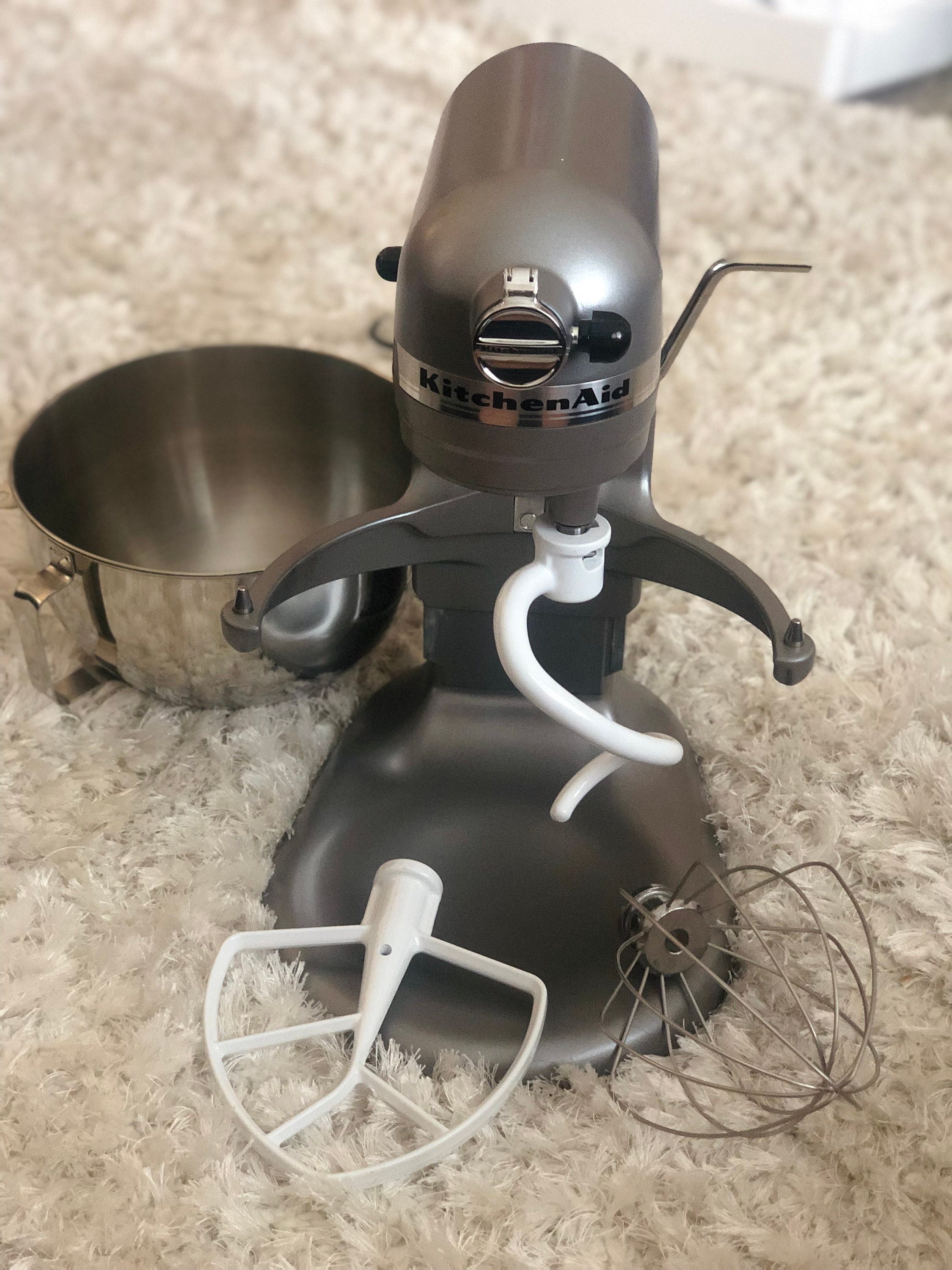 Vintage Charm Silver Kitchenaid Mixer - A Baker's Delight - Etsy