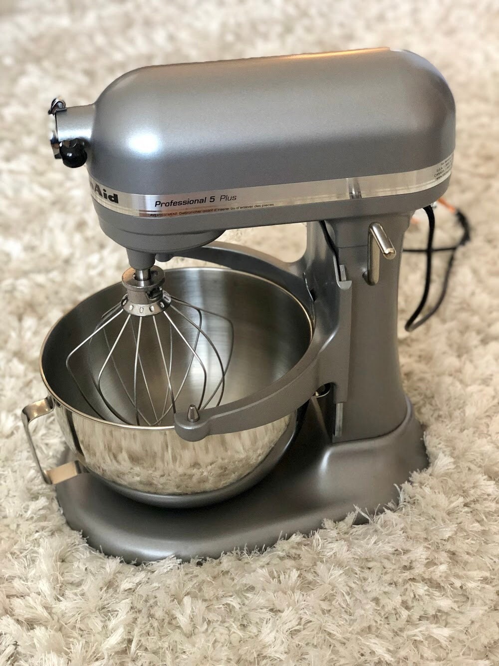 Vintage KitchenAid Hobart Model K45SS 250Watt 10 Speed Tilt Mixer +  Attachments