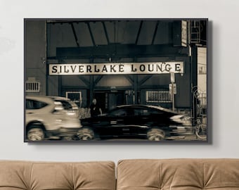 Silver Lake Lounge Canvas Print – Los Angeles Nightlife Photography