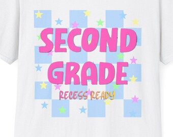 T-shirt voor de leerkracht van groep 2 | Retro klasshirt, klaar voor de pauze