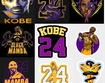 Ensemble Kobe Bryant SVG, ensemble Kobe Bryant PNG, étoile du basket-ball SVG