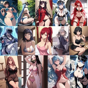 GAROTAS JAPONESAS SVG-PNG, GAROTAS DE ANIME SVG-PNG, PACOTE EM CAMADAS DE GAROTAS DE ANIME, ALTA QUALIDADE