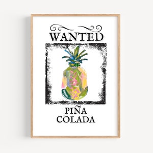 Trendy Bar Cart Art Cocktail Digital Bar Cart Print | Funny Alcohol Poster College Apartment Art | Trendy Fun Art Poster | CP43