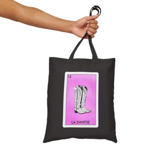 Mexicaanse Swiftie Loteria canvas draagtas | Merchandise poptour | Albummerchandise