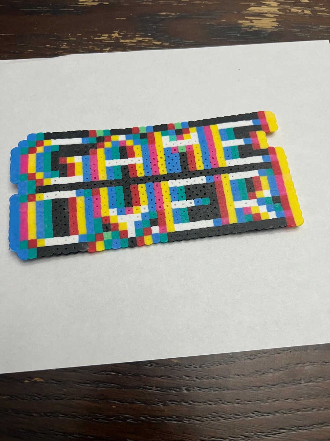 Game Over Perler Bead Design Etsy