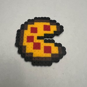 Perler Beads Set of 4 Glow in the Dark Pac Man Coasters 