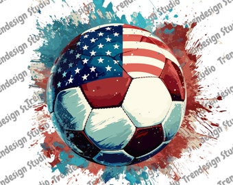 Soccer Ball American - Instant Digital Download - svg, png, and eps files included!