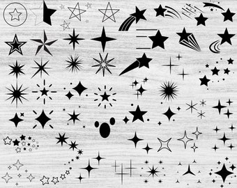 Sparkle SVG، Stars Sparkle Svg، Sparkle Svg Cut Files for Cricut، Sparkle Cut Files، Sparkle Clipart