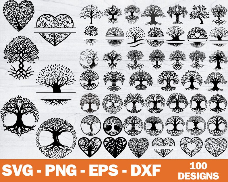 TREE OF LIFE Svg, Tree of Life Clipart, Tree of Life Svg Cut Files for ...