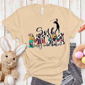 Grappig golfshirt, golf T-shirt vrouwen, moeder golfer humor Tshirt, onbeleefd offensieve geschenken voor golfers, gemakkelijk afgeleid door ballen, golfen