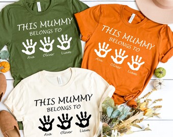 Personalisiertes Mama Shirt: Individuelles Mutter Geschenk