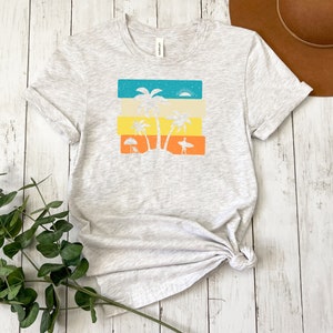 Tropical Palm Tree T-Shirt: Beach Vacation Vibes