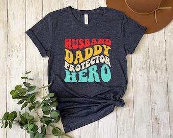 Camiseta de Papá Héroe: Regalo para el Esposo y el Papá Protector