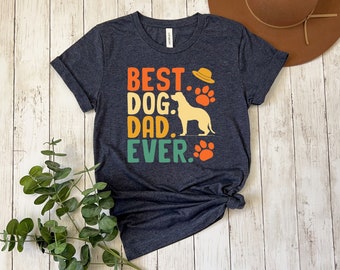 Camiseta "Melhor Pai de Cachorro do Mundo", Presente para Amantes de Cães