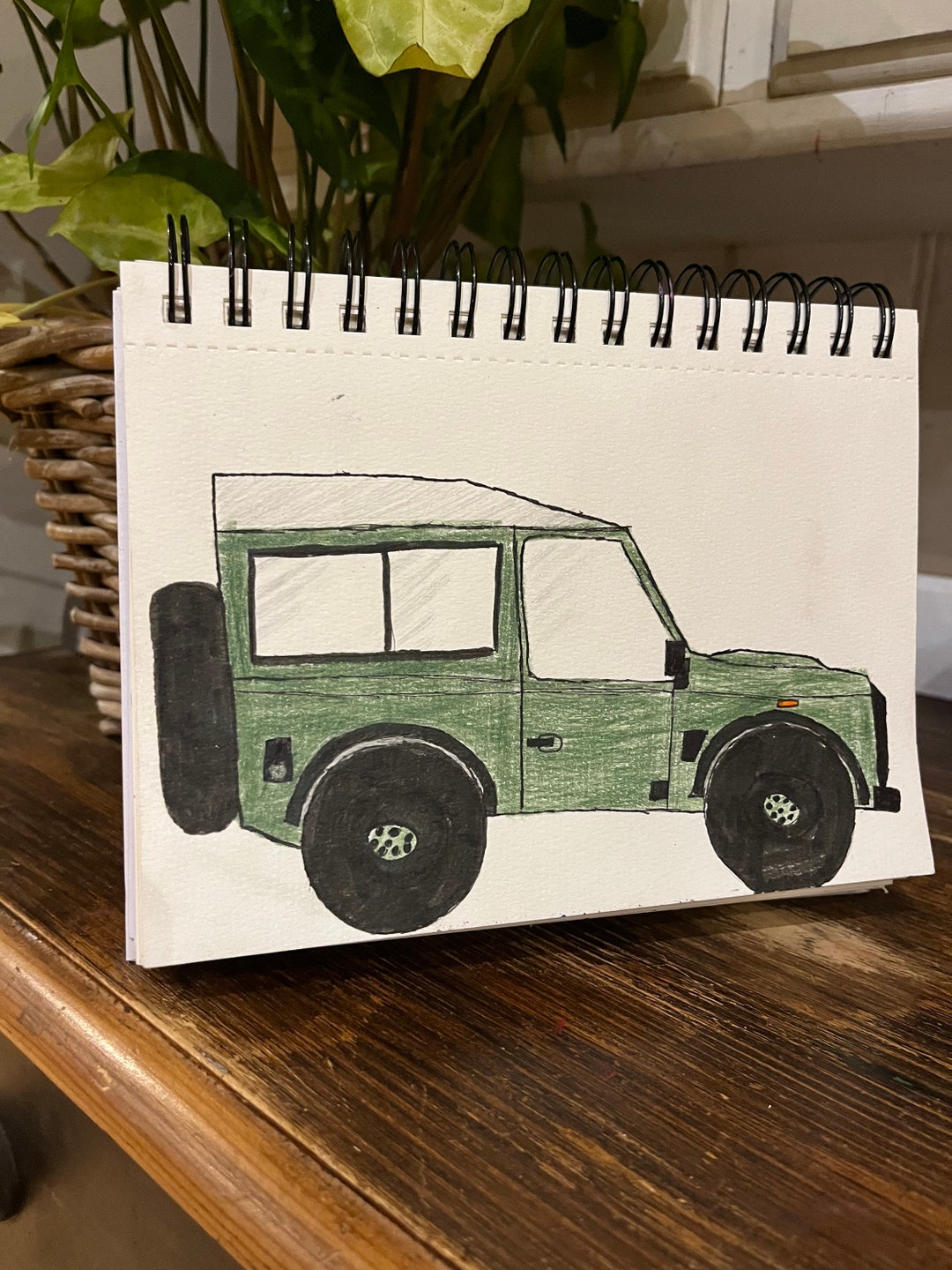 Pancli Art Rang Rover Hand Drawn Original Pencil Land Rover Drawing - Etsy