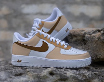 nike custom beige