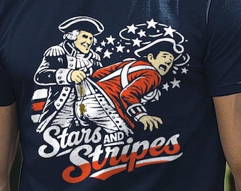 Stars and Stripes Wedgie T-Shirt - Funny 4th of July Shirt, Patriotic Humor Tee, Bathroom Humor Gift