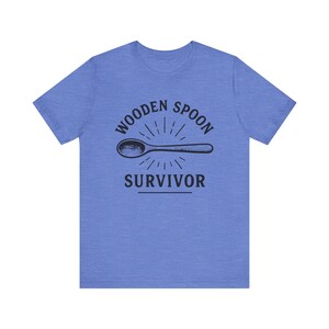Wooden Spoon Survivor Funny T-Shirt - Hilarious Nostalgic Tee for Adults - Mother's Day Humor Shirt - Childhood Discipline Joke Tee afbeelding 7